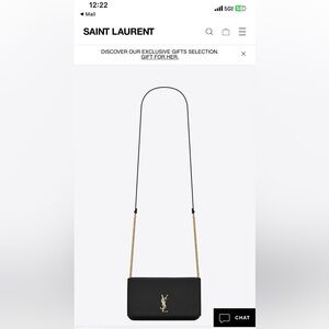 CASSANDRE PHONE HOLDER IN SMOOTH LEATHER YSL BAG